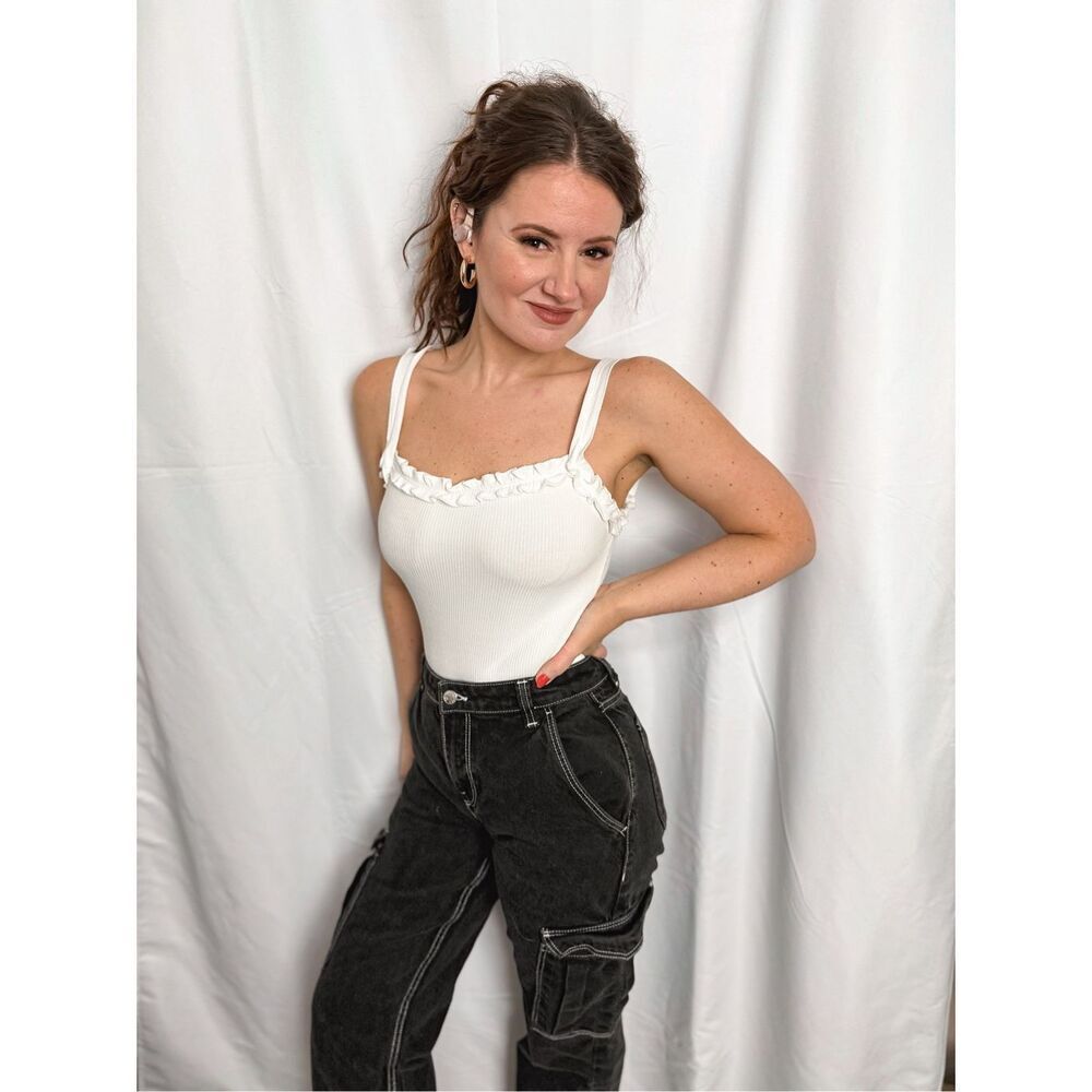 Bershka black cargo jeans